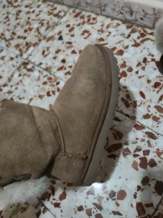 Botas de ante con forro de borreguito