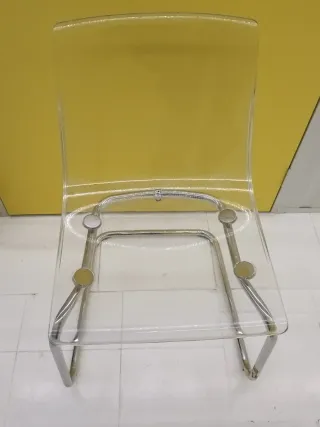 2 Sillas IKEA Tobias Transparentes