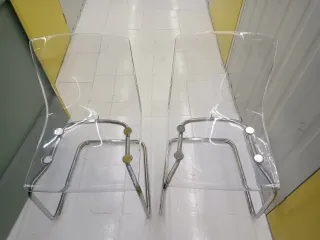 2 Sillas IKEA Tobias Transparentes