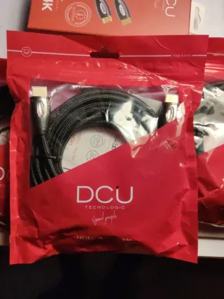 Lote 4 Cables HDMI 2.0 DCU Metal 4K 60Hz NUEVOS