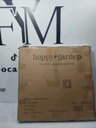 MESA DE CENTRO REDONDA DE MADERA 80CM ESCANDINAVA