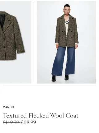 Cappotto corto donna MNG taglia S