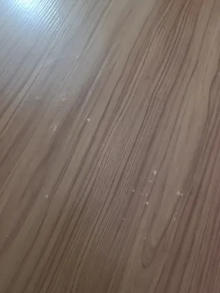 Mesa de centro salón madera y blanco