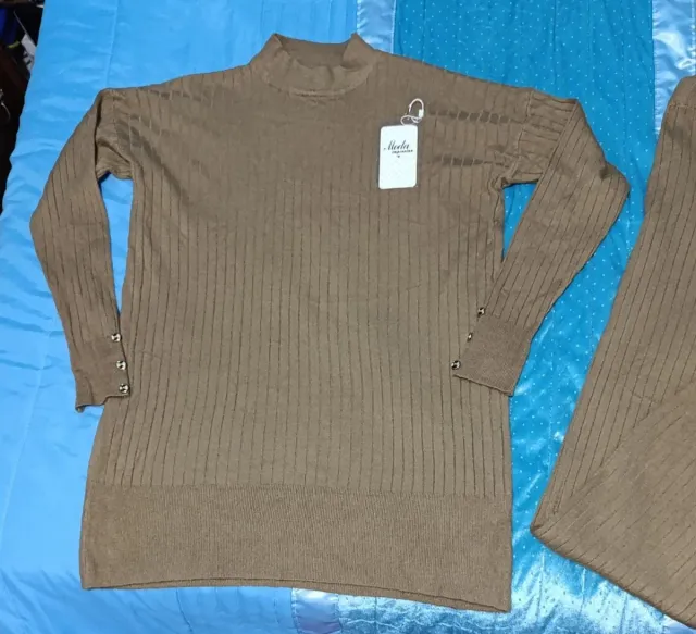 Se vende Conjunto  marrón talla M-L nuevo 15€