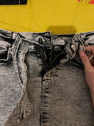 Falda vaquera elástica