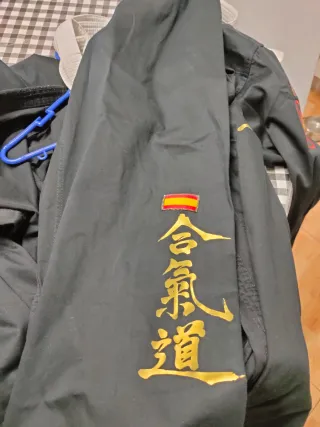 Kimono Ikara Talla 7 XXXL Negro para Hombre de 190