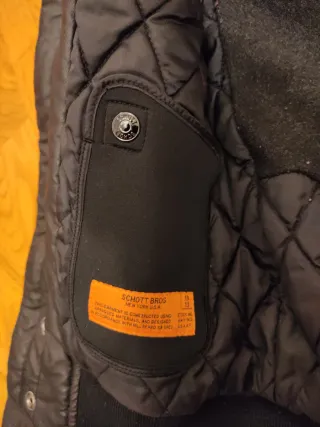 Cazadora algodón encerado Schott N.Y.C. talla M