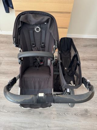 Bugaboo Donkey Silla Doble Negra