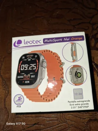 Leotec MultiSport Nui Orange Smartwatch