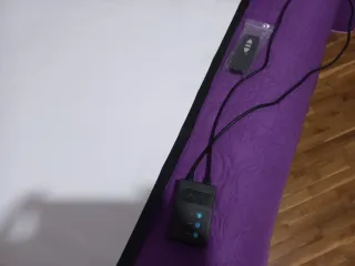 Pantalla de proyección automática para reparar .