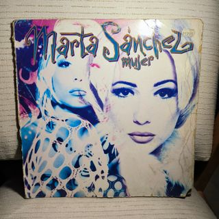 Marta Sánchez Mujer LP Vinilo 1993 Mercury (Poor)