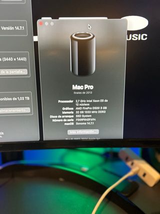 Mac Pro 2013 Finales. 32gb Memoria Ram .Ssd 1 tera