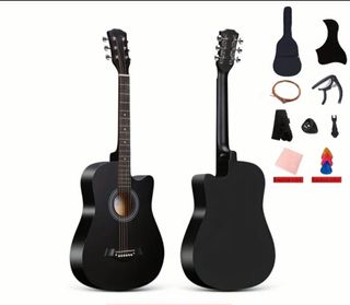 Guitarra Acústica Negra