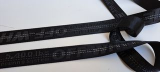 Off-White Cintura in Tela XLInternational Nera Ori