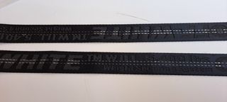 Off-White Cintura in Tela XLInternational Nera Ori