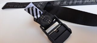 Off-White Cintura in Tela XLInternational Nera Ori