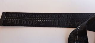 Off-White Cintura in Tela XLInternational Nera Ori