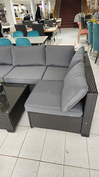 Conjunto Sofás Exterior Ratán PE 7 Piezas