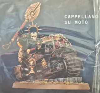 Warhammer 40k Cappellano su Moto