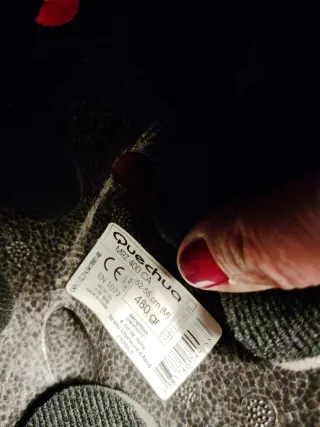 Casco de esquí Quechua rojo