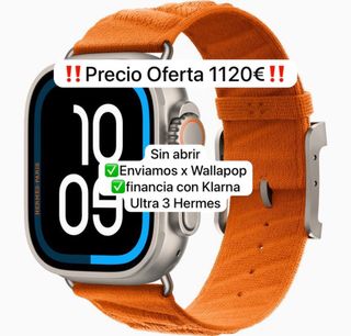 Apple watch ultra 3 hermes SIN ABRIR