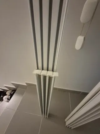 Riel para paneles japoneses