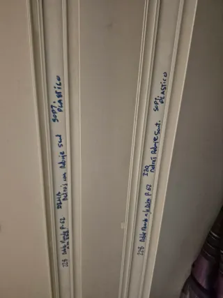 Riel para paneles japoneses