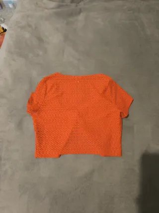 Camiseta corta naranja