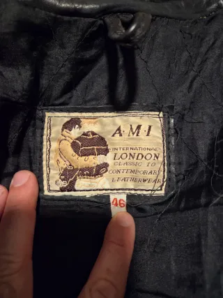 Chaqueta Piel Perfecto Ami London XL