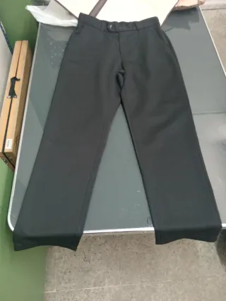Traje Manfinity Negro Chaqueta y Pantalón