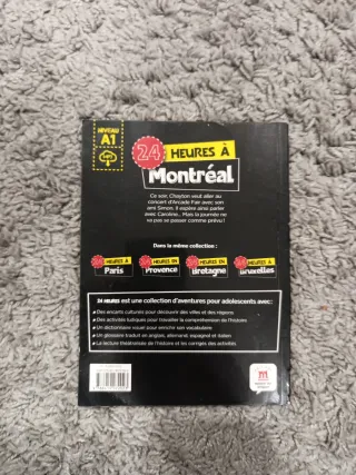 24 Heures à Montréal libro francés con ejercicos
