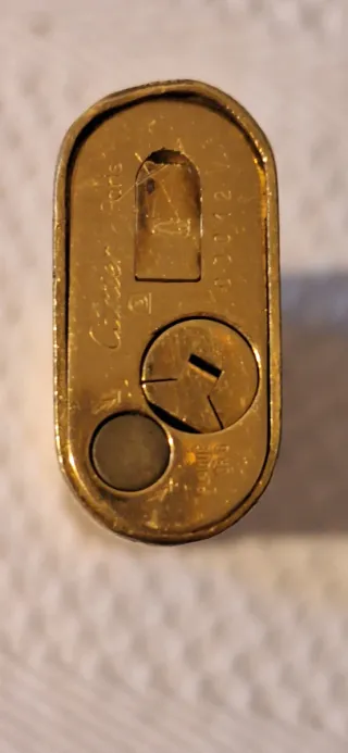 Accendino Cartier Oro