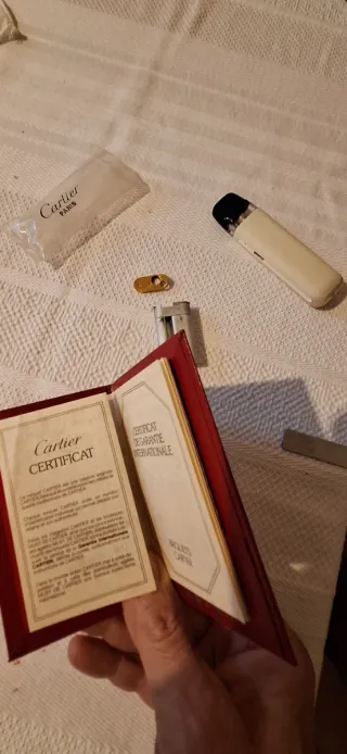 Accendino Cartier Oro