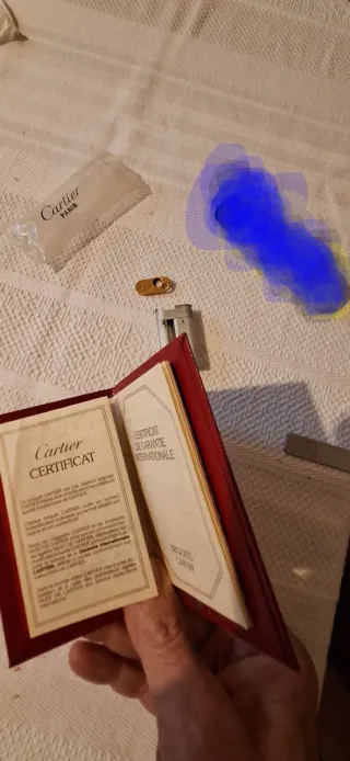 Accendino Cartier Oro