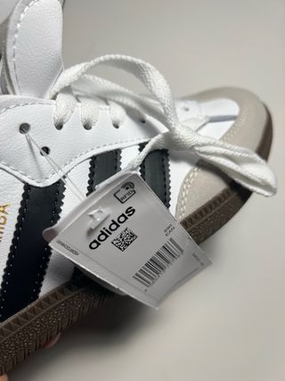 Adidas Samba blancas negras