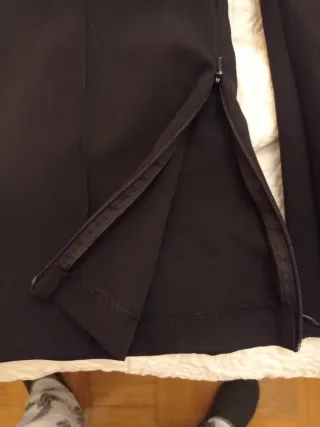 Pantalón negro ancho