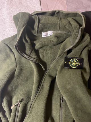 Forro polar Stone Island verde oliva