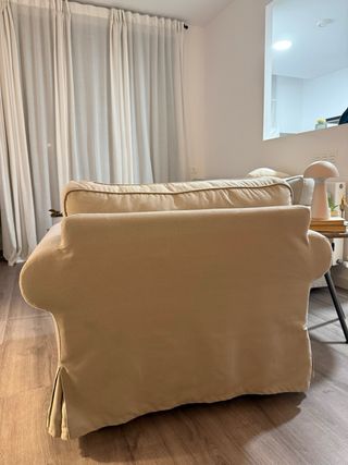 Sillón EKTORP IKEA beige/gris