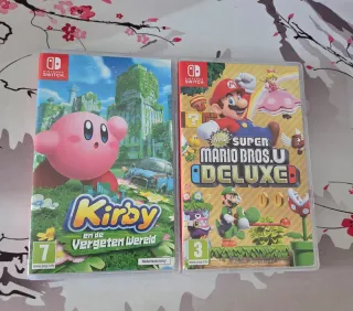 Kirby y la Tierra Olvidada + Mario Bros u Deluxe