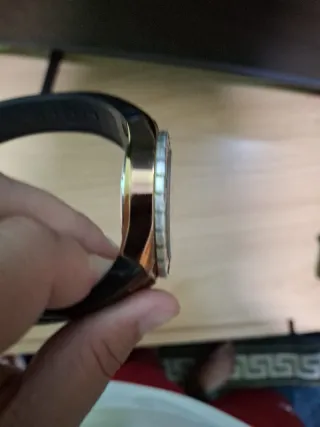 Reloj Lotus Acero Inoxidable Negro Dorado