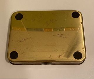 Set 2 mazzi carte Modiano scatola Ottone