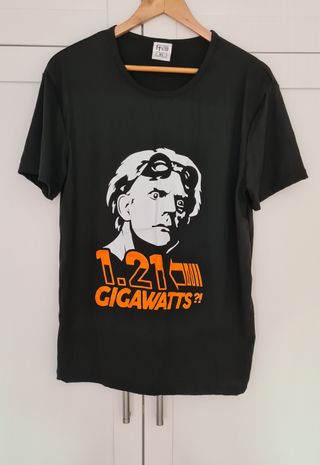 Camiseta 1.21 Gigawatts Regreso al Futuro XL
