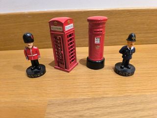 Figuras Londres: Policía, Soldado, Cabina, Buzón