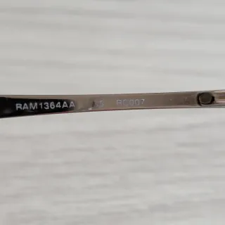 Montura gafas metal doradas con detalles verdes