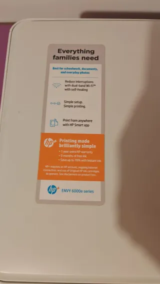 Stampante HP Envy 6000e Serie Bianca