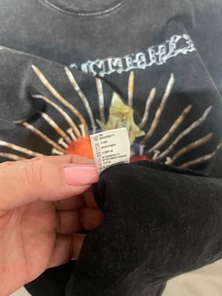 Camiseta Talla L Corazón con Espinas