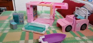 Caravana Barbie Rosa