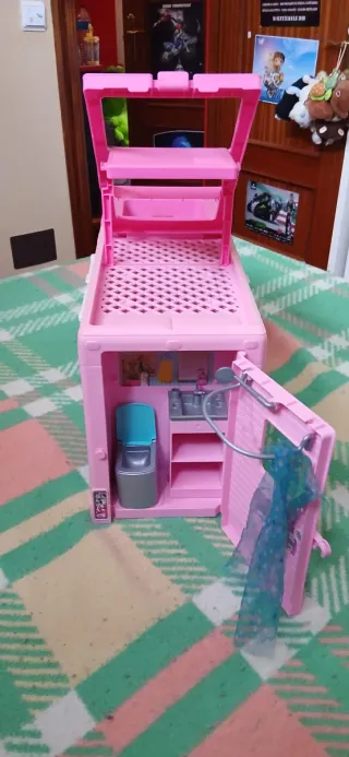 Caravana Barbie Rosa