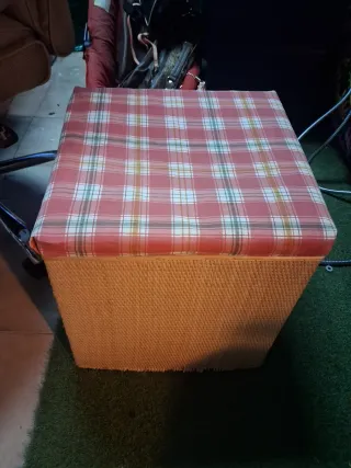 Baúl Asiento Mimbre