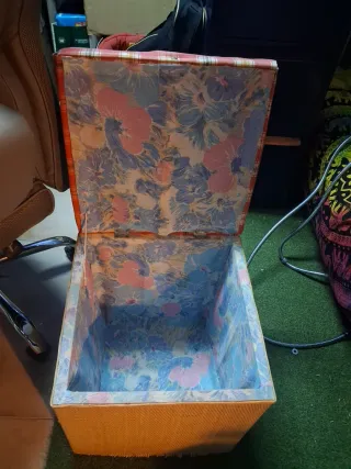 Baúl Asiento Mimbre